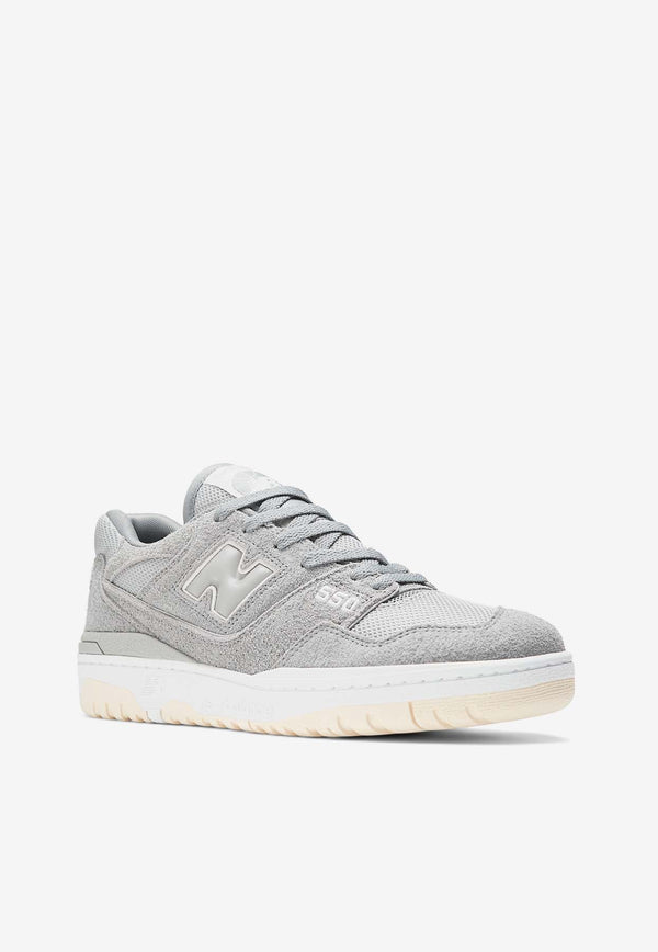 550 Low-Top Sneakers in Slate Gray Suede