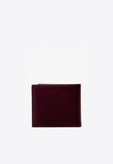 Logo Plaque Bi-Fold Wallet in Dauphine Leather