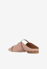 Maureen Flat Mules in Nappa Leather