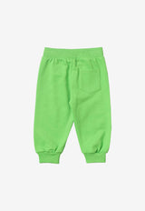 Versace Kids Baby Boys Logo Print Track Pants Green 1000219 1A04804 2G880