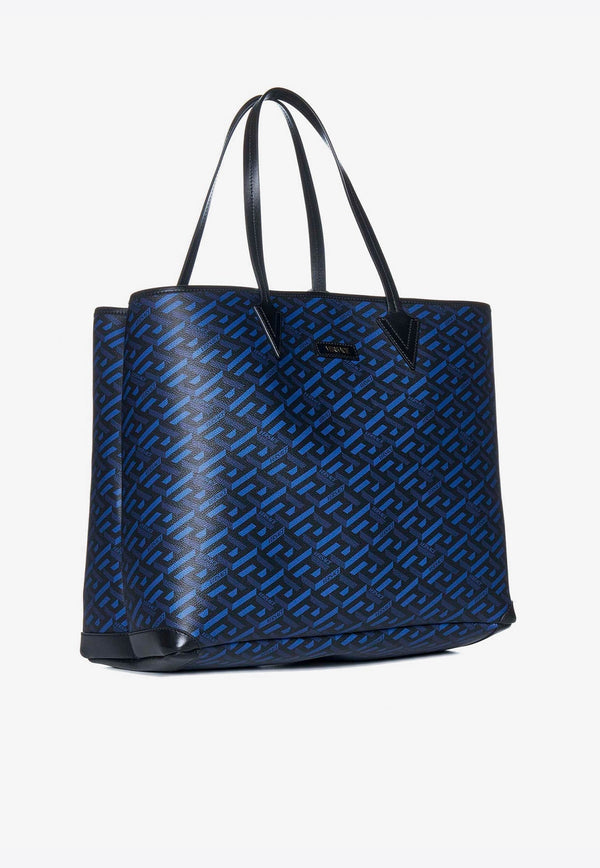 La Greca Print Tote Bag