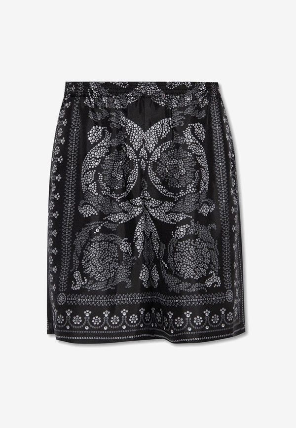 Baroque Silk Shorts