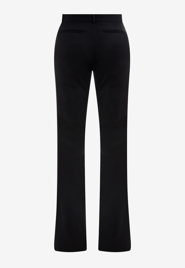 Flared Tailored Pants in Wool
