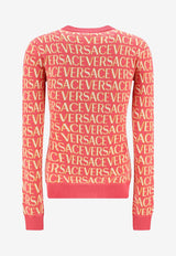 All-over Logo Jacquard Sweater