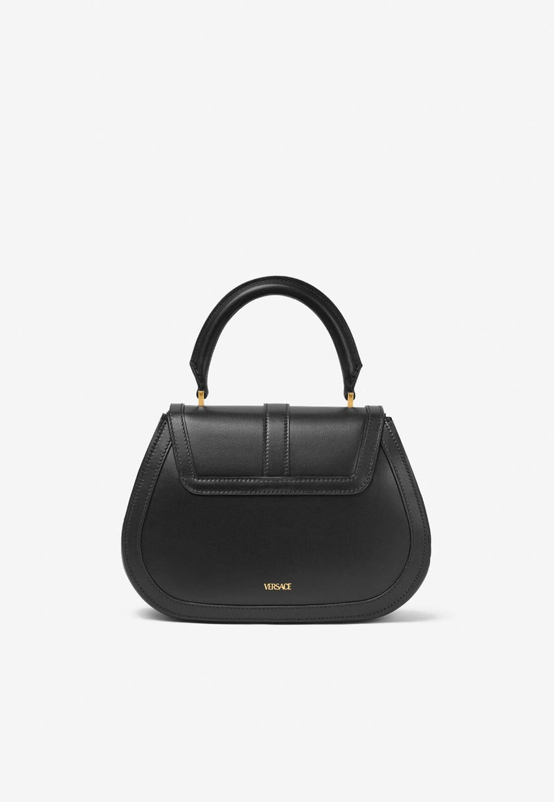 Greca Goddess Top Handle Bag in Calf Leather