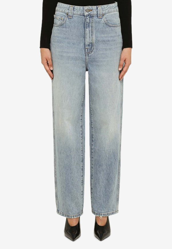 The Martin Distressed Mid-Rise Jeans