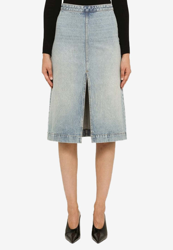 The Fraser Denim Midi Skirt