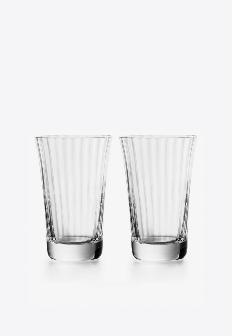 Mille Nuits Highball Crystal Glasses - Set of 2
