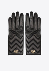 Logo Gloves in Nappa Leather