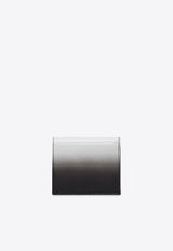 Bi-Fold Ombre French Wallet in Calf Leather