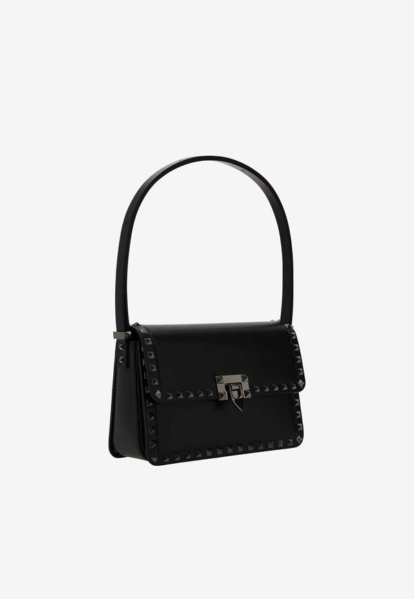 Rockstud23 Leather Top Handle Bag