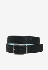 Intrecciato Leather Reversible Belt