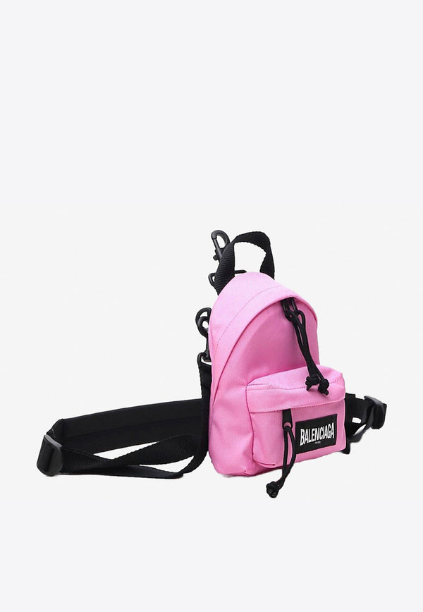 Mini Oversized Nylon Backpack