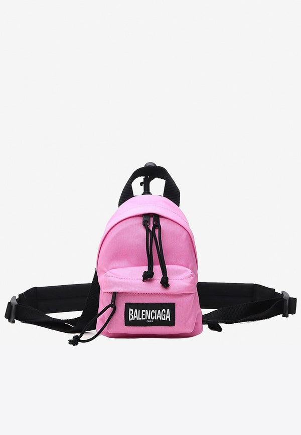 Mini Oversized Nylon Backpack
