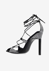 Adele 105 Crystal-Embellished Sandals