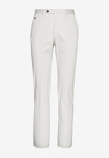 Straight-Leg Cotton Chino Pants