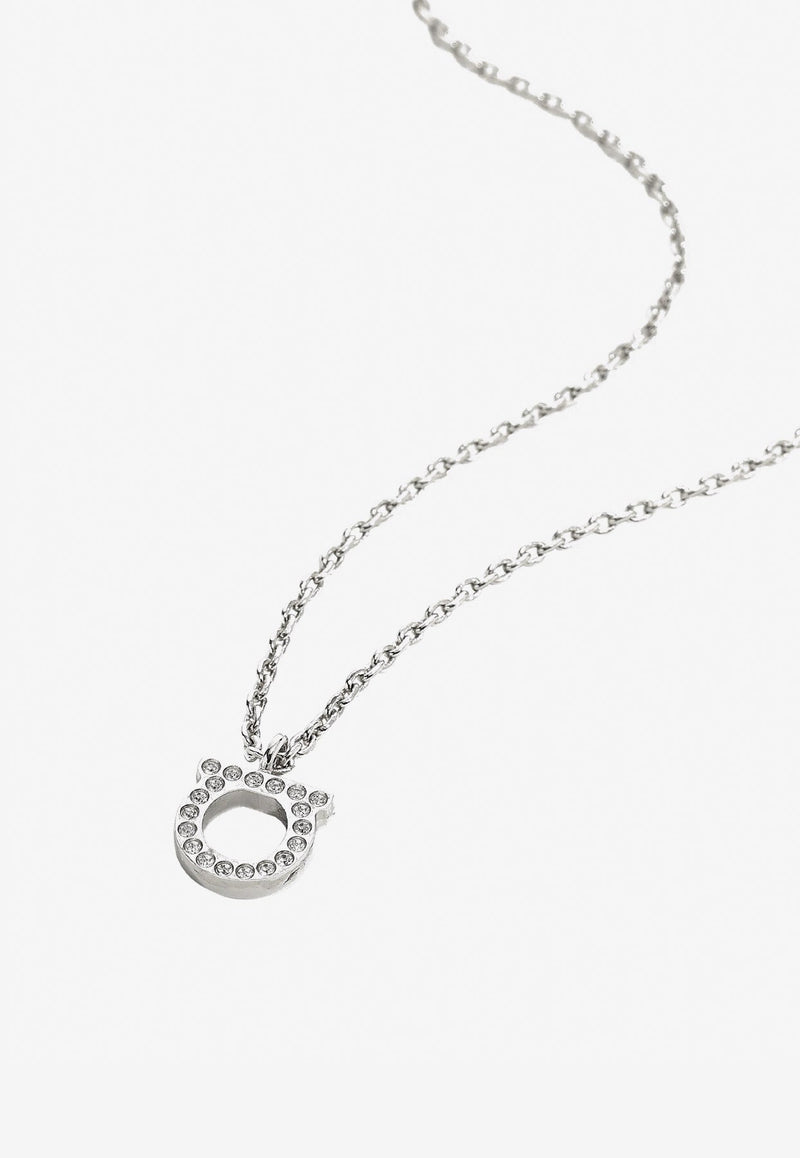 Small Gancini Crystal-Embellished Necklace