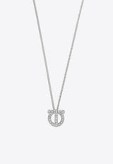Gancini 3D Crystal-Embellished Necklace