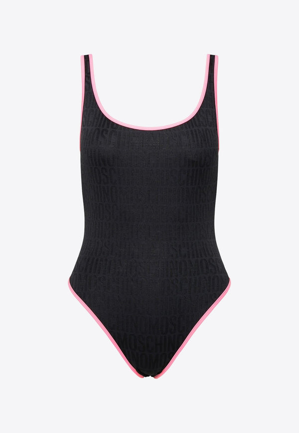 All-Over Logo One-Piece Swimsuit