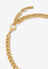 Crystal Logo Necklace