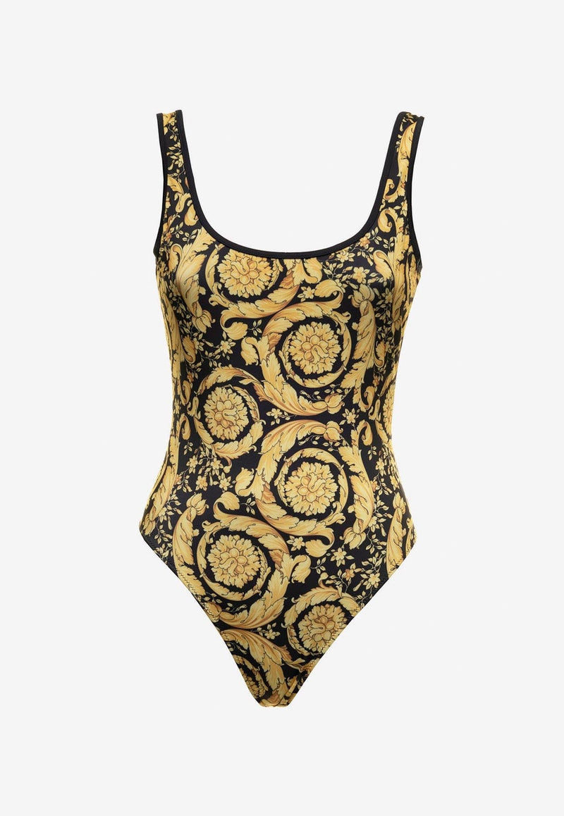 Barocco Print One-Piece Swimsuit