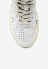 Autry Leather High-Top Sneakers AUMWGG04/L_AUTRY-WHT