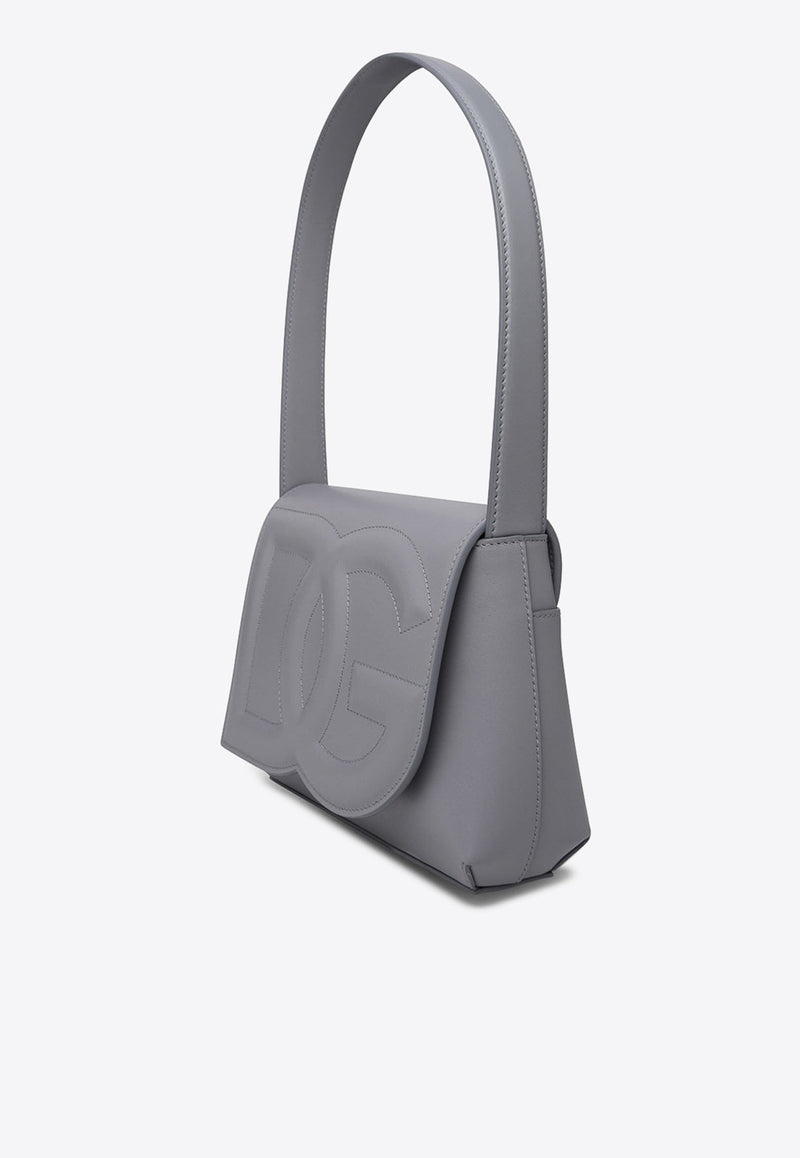 DG Logo Shoulder Bag in Calf Leather