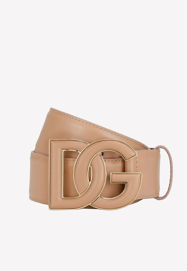DG Logo Belt in Calf Leather