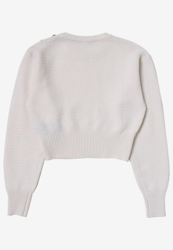 Girls Ribbed Knit Sweater