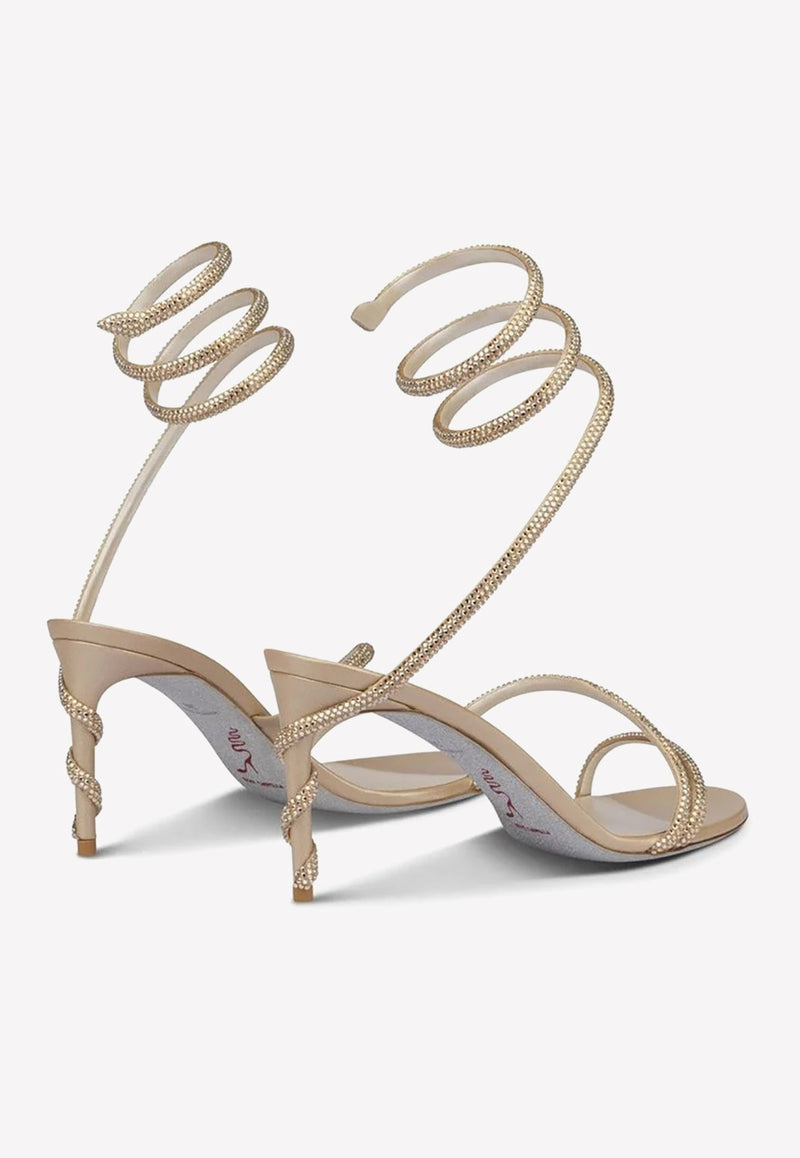 Margot 80 Crystal-Embellished Sandals