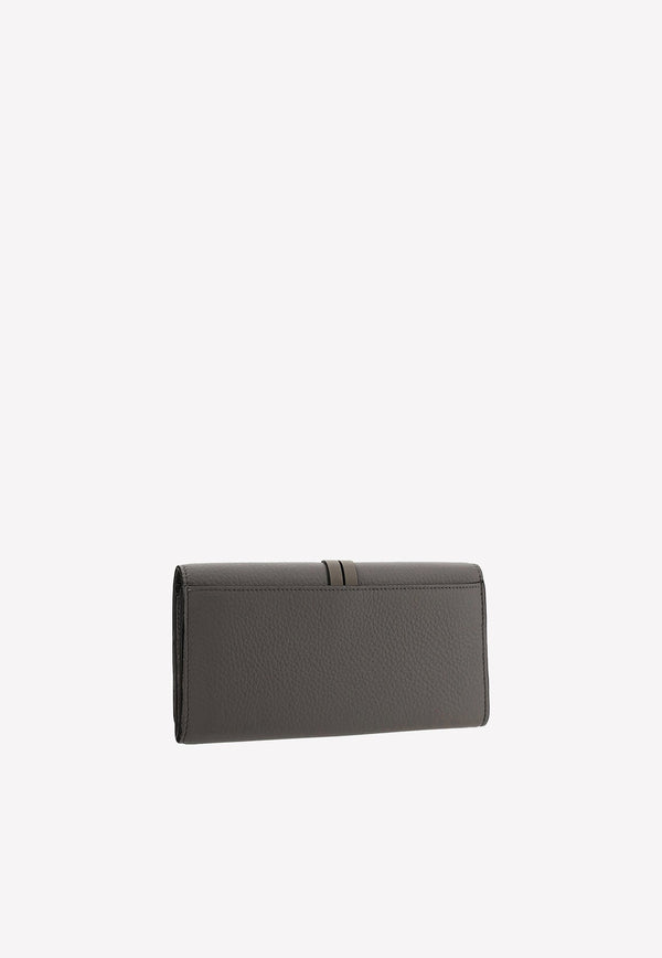 Alphabet Grained Leather Wallet