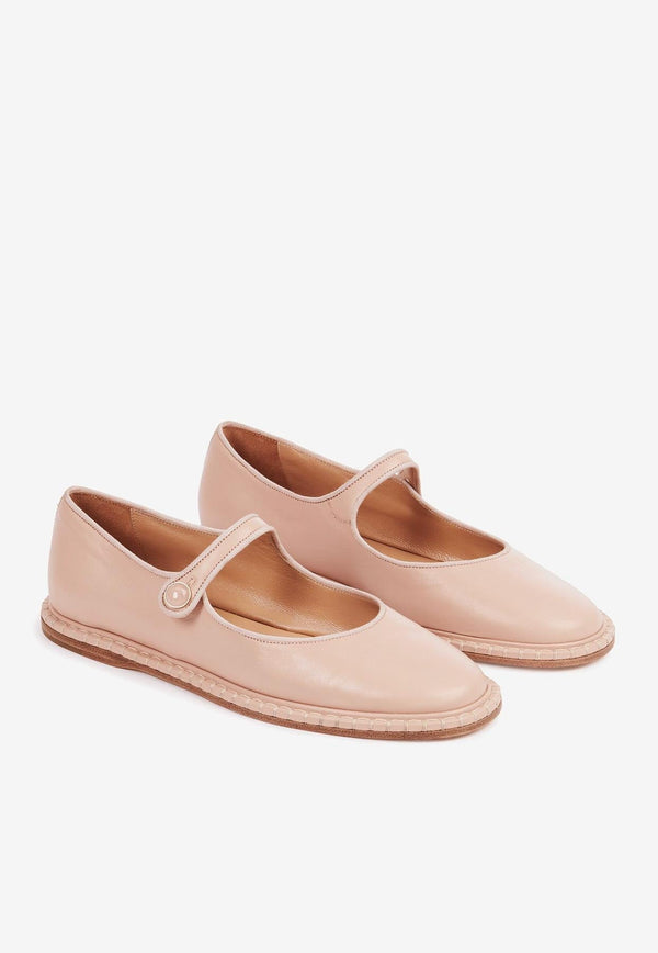 Rubie Ballet Flats in Leather