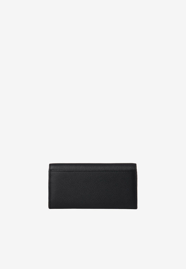 Long Marcie Wallet in Calf Leather
