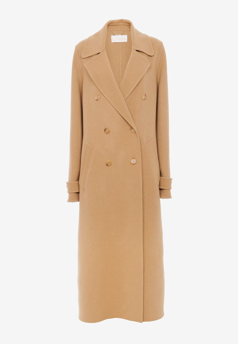 Masculine Wool and Cashmere Overcoat