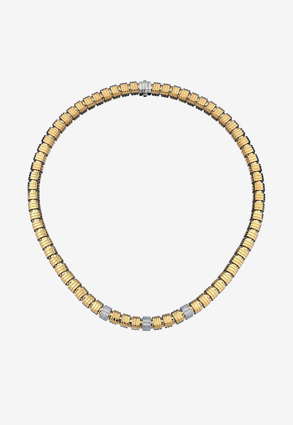 EÉRA Candy 18-karat Yellow Gold Necklace with Diamonds Gold CNNEPL01U2
