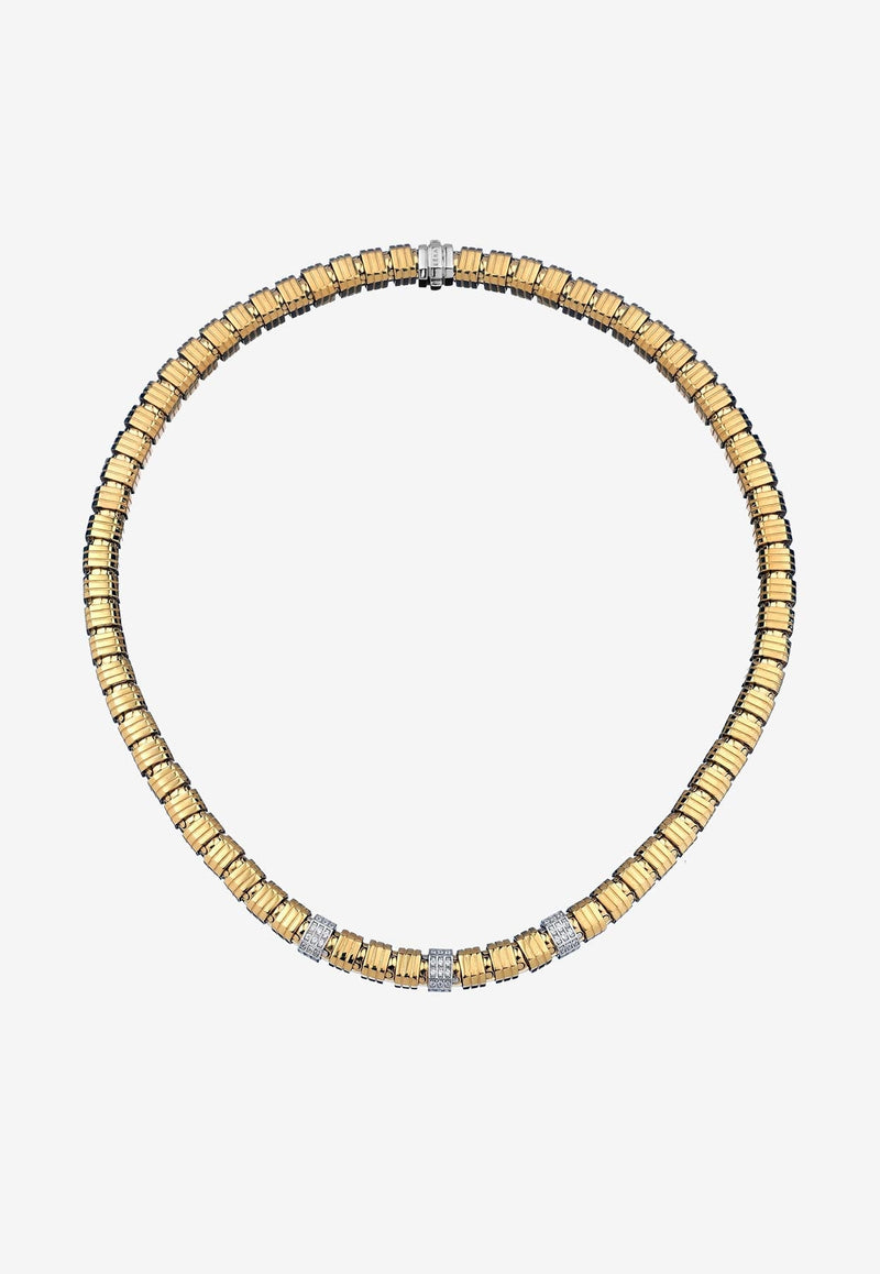 Candy 18-karat Yellow Gold Necklace with Diamonds