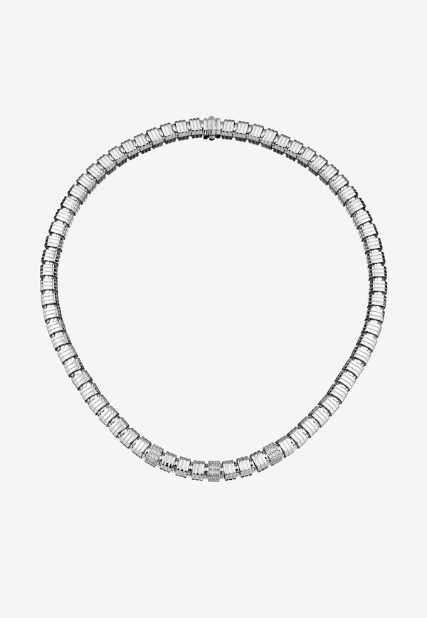Candy 18-karat White Gold Necklace with Diamonds