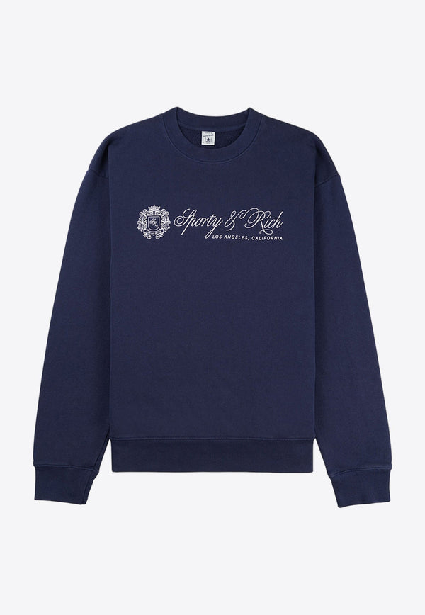 Regal Printed Pullover Sweatshirt