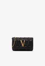 Mini Virtus Quilted Leather Shoulder Bag