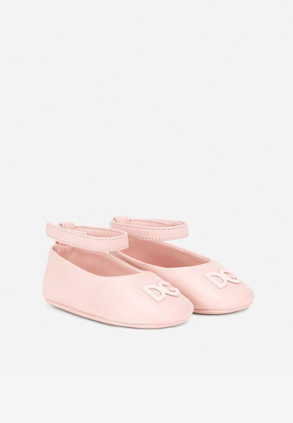 Baby Girls DG Ballet Flats in Nappa Leather