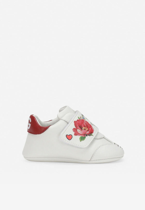 Baby Girls Floral Print Sneakers