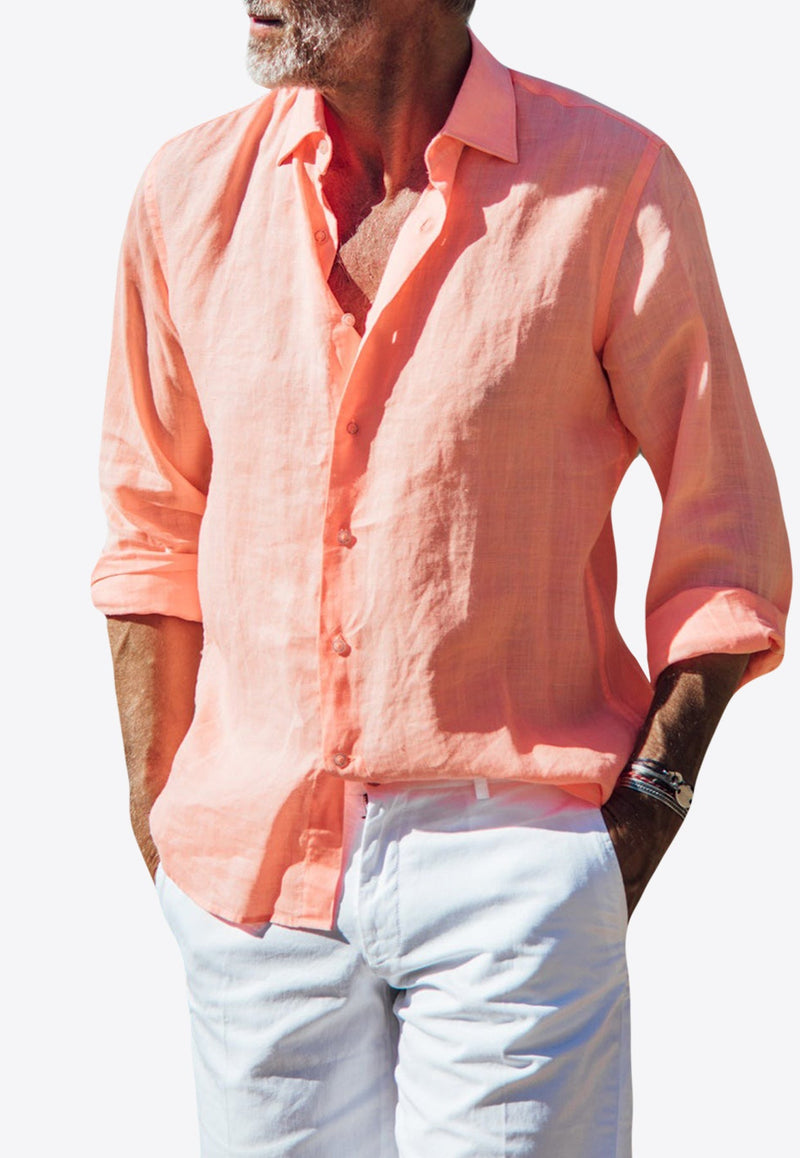 Divin Button-Up Shirt in Linen