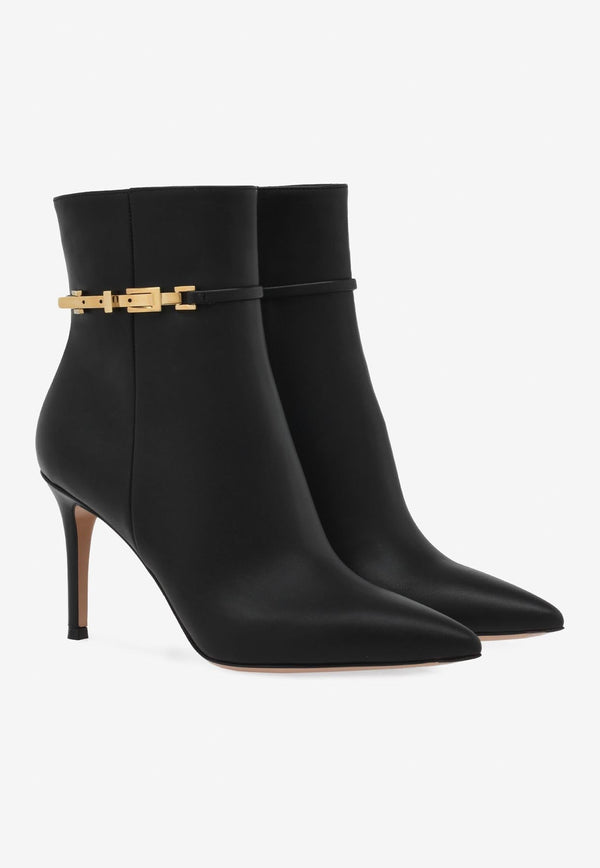 Carrey 85 Calf Leather Ankle Boots