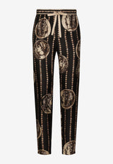 Coin Print Track Pants