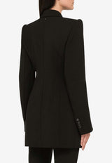Double-Breasted Wool Blazer
