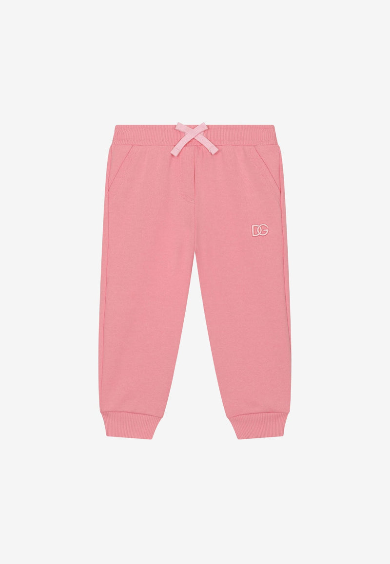 Baby Girls DG Embroidered Track Pants