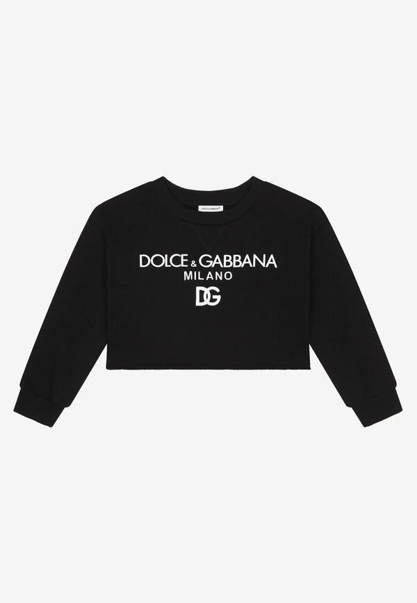 Girls DG Milano Embroidered Sweatshirt