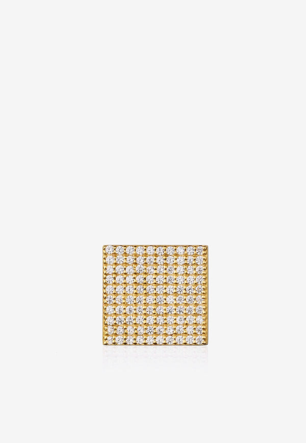 Special Order - Long Beach Diamond Stud Earring in 18-karat Yellow Gold