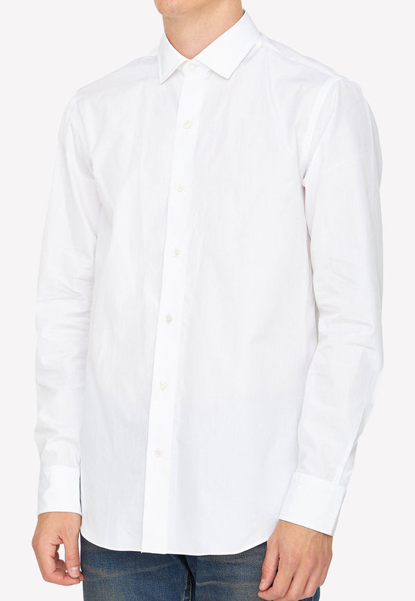 Long-Sleeved Cotton Shirt