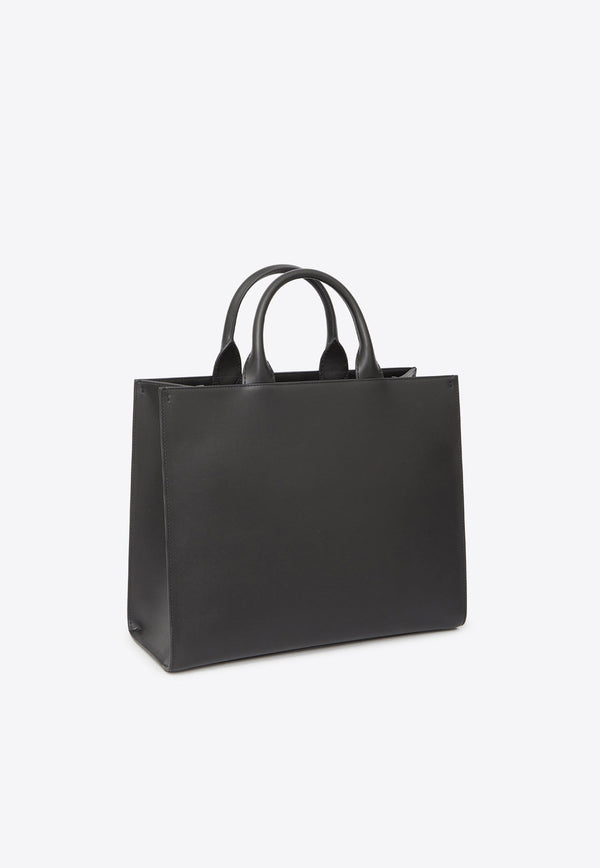 Medium Daily Tote Bag in Leather